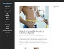 Tablet Screenshot of health-supplements.sportsxfitness.com