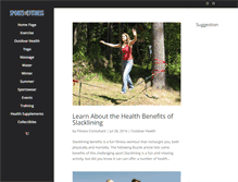Tablet Screenshot of outdoor-health.sportsxfitness.com